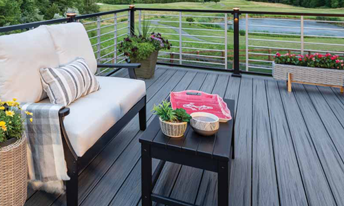 example of Trex decking