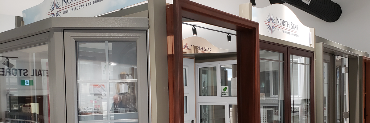 In-store display of North Star windows
